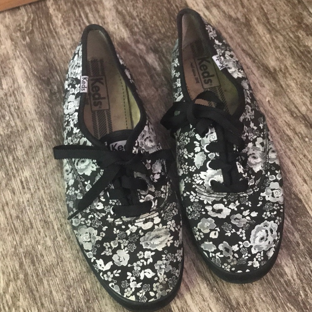 Floral sneakers